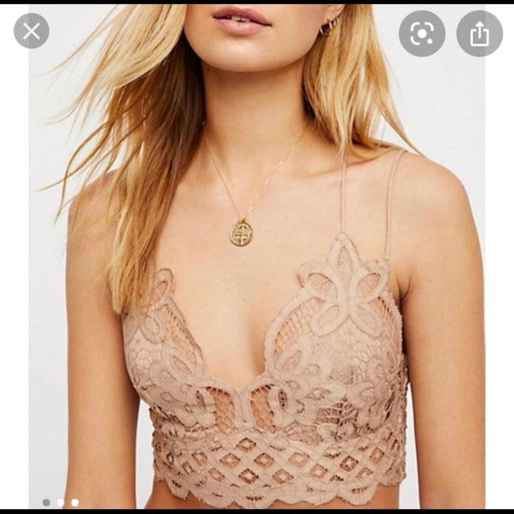 Set of two free people adella bralettes